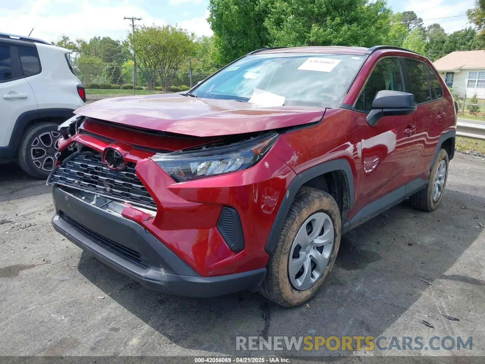 2 fotografías del automóvil dañado 2T3H1RFVXKW051091 TOYOTA RAV4 2019