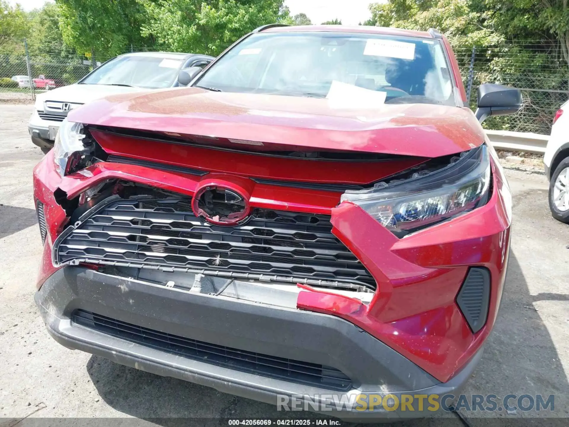 6 fotografías del automóvil dañado 2T3H1RFVXKW051091 TOYOTA RAV4 2019