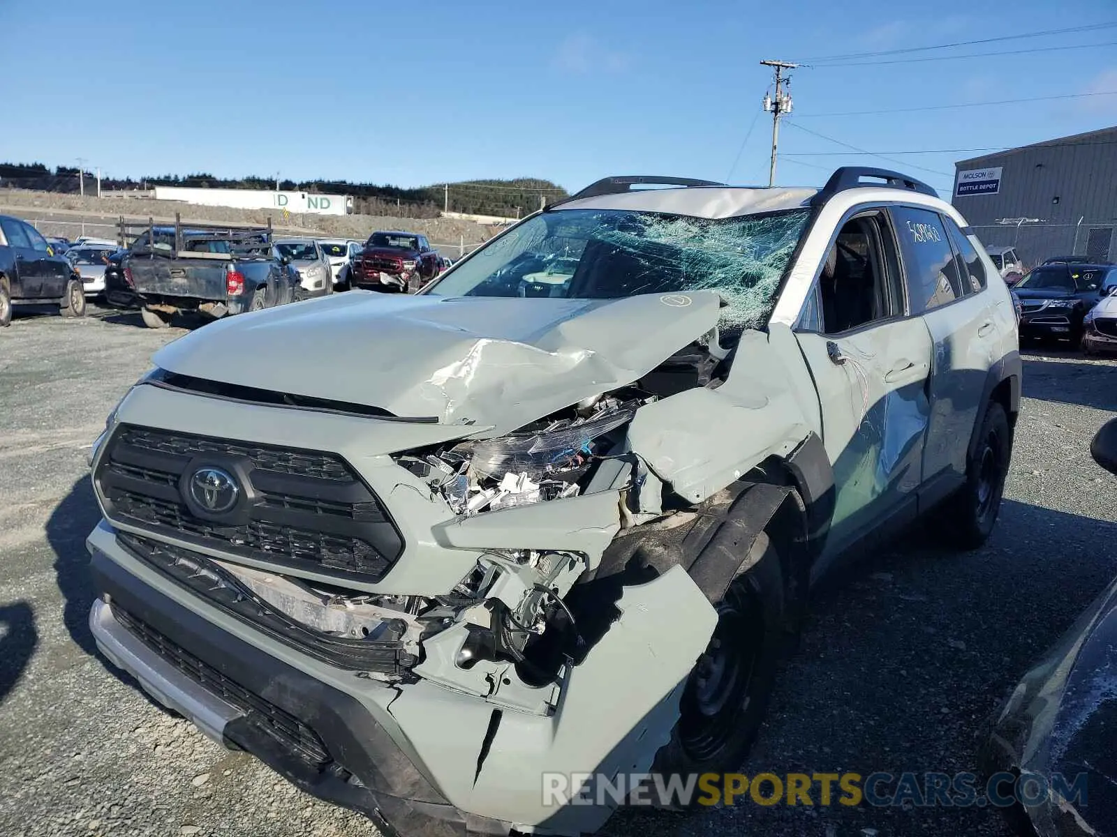 2 fotografías del automóvil dañado 2T3J1RFV0KC023447 TOYOTA RAV4 2019