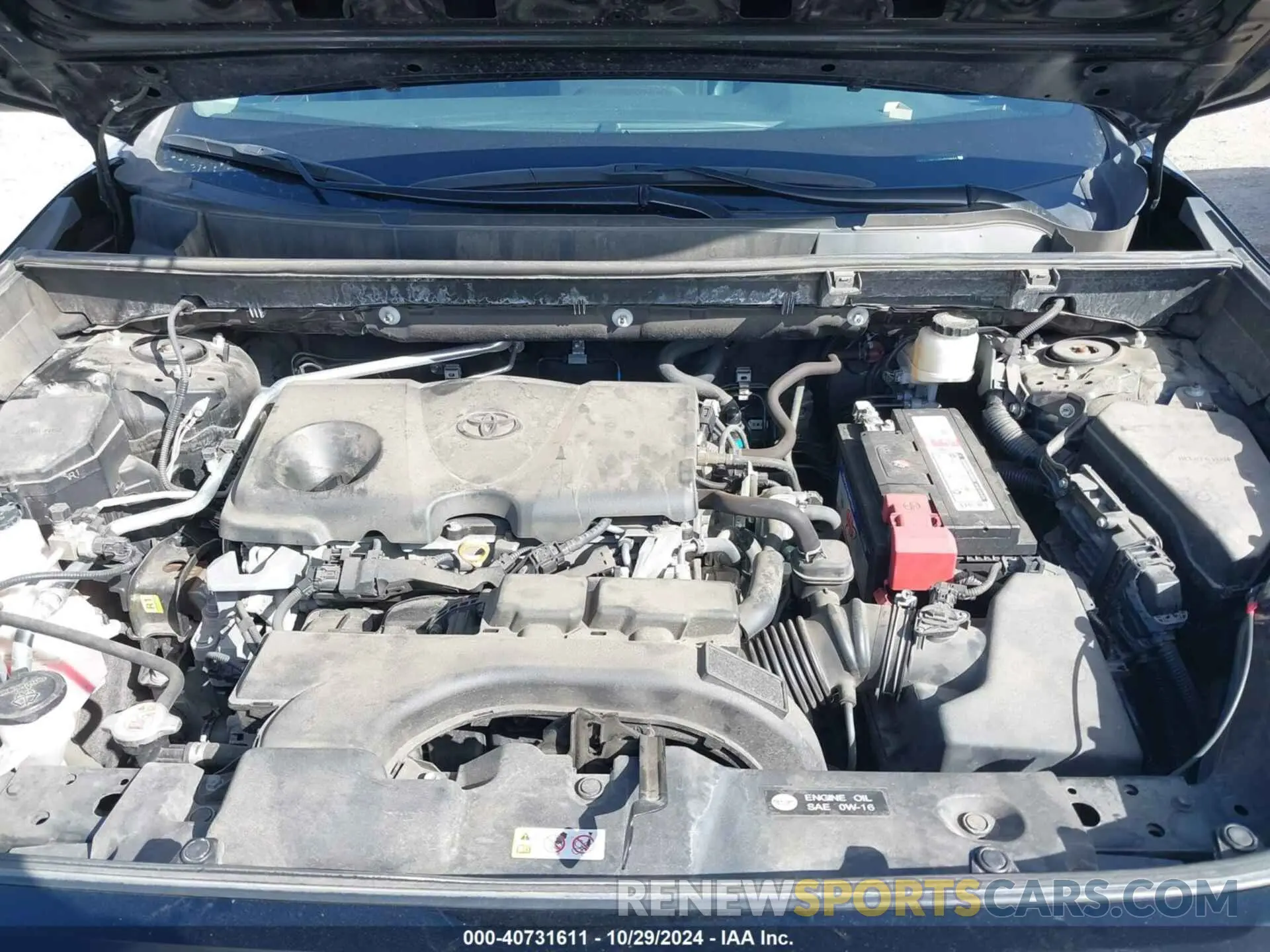 10 fotografías del automóvil dañado 2T3J1RFV0KW008655 TOYOTA RAV4 2019