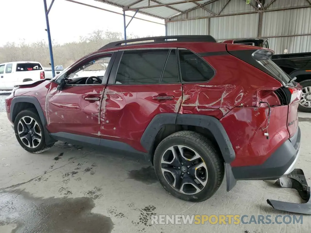 2 fotografías del automóvil dañado 2T3J1RFV0KW033331 TOYOTA RAV4 2019