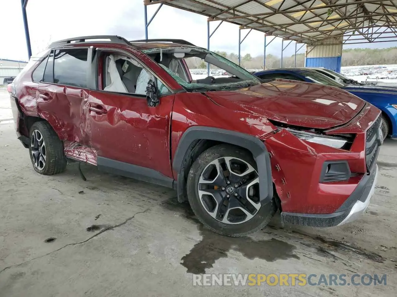 4 fotografías del automóvil dañado 2T3J1RFV0KW033331 TOYOTA RAV4 2019