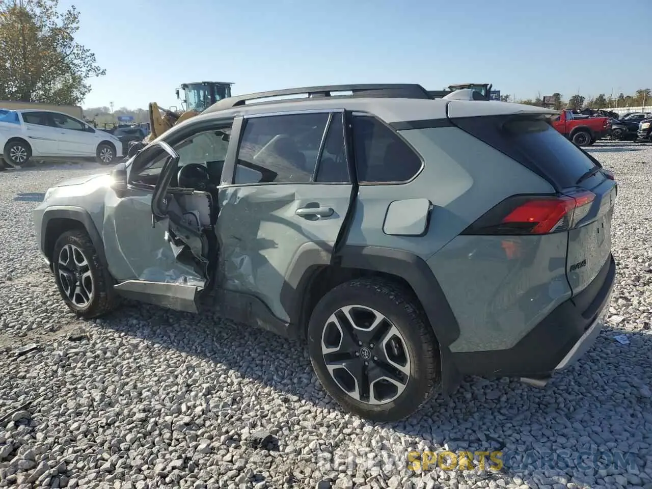2 fotografías del automóvil dañado 2T3J1RFV1KC018046 TOYOTA RAV4 2019
