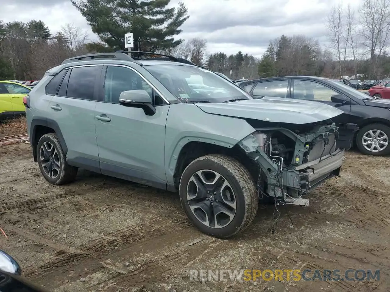 4 fotografías del automóvil dañado 2T3J1RFV1KC032206 TOYOTA RAV4 2019