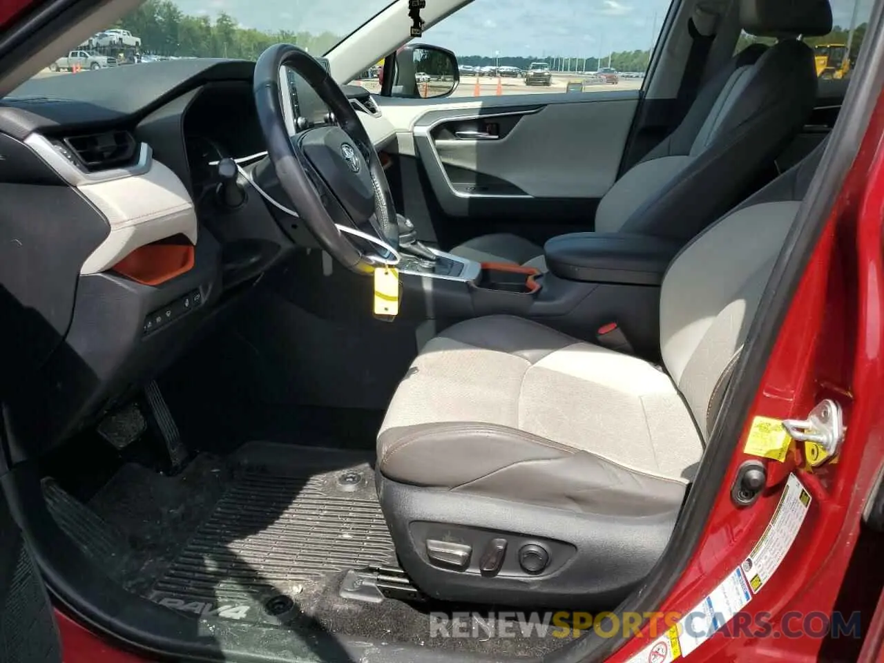 7 fotografías del automóvil dañado 2T3J1RFV1KW006025 TOYOTA RAV4 2019