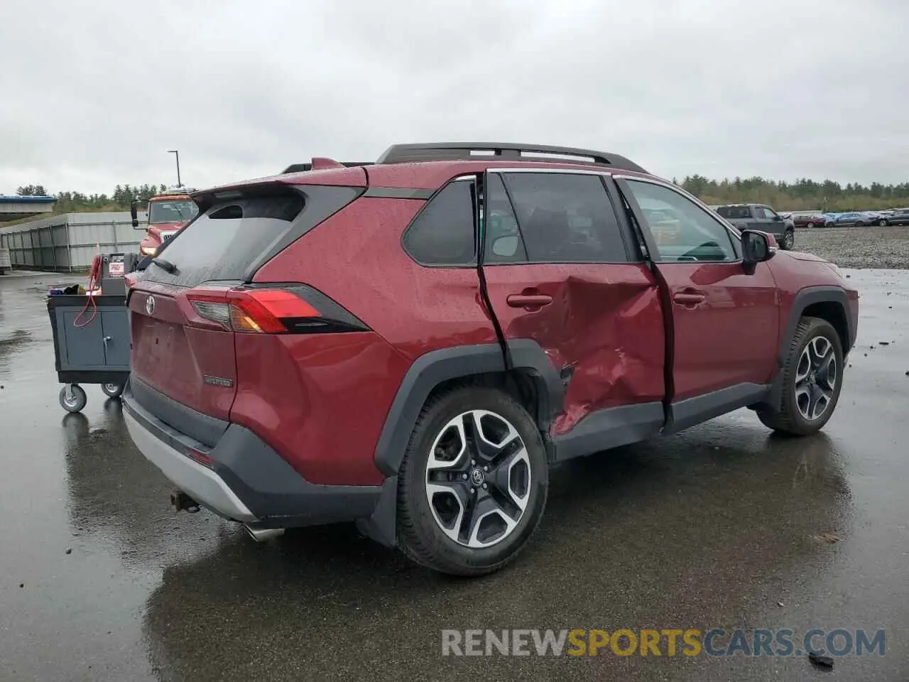 3 fotografías del automóvil dañado 2T3J1RFV2KW003022 TOYOTA RAV4 2019