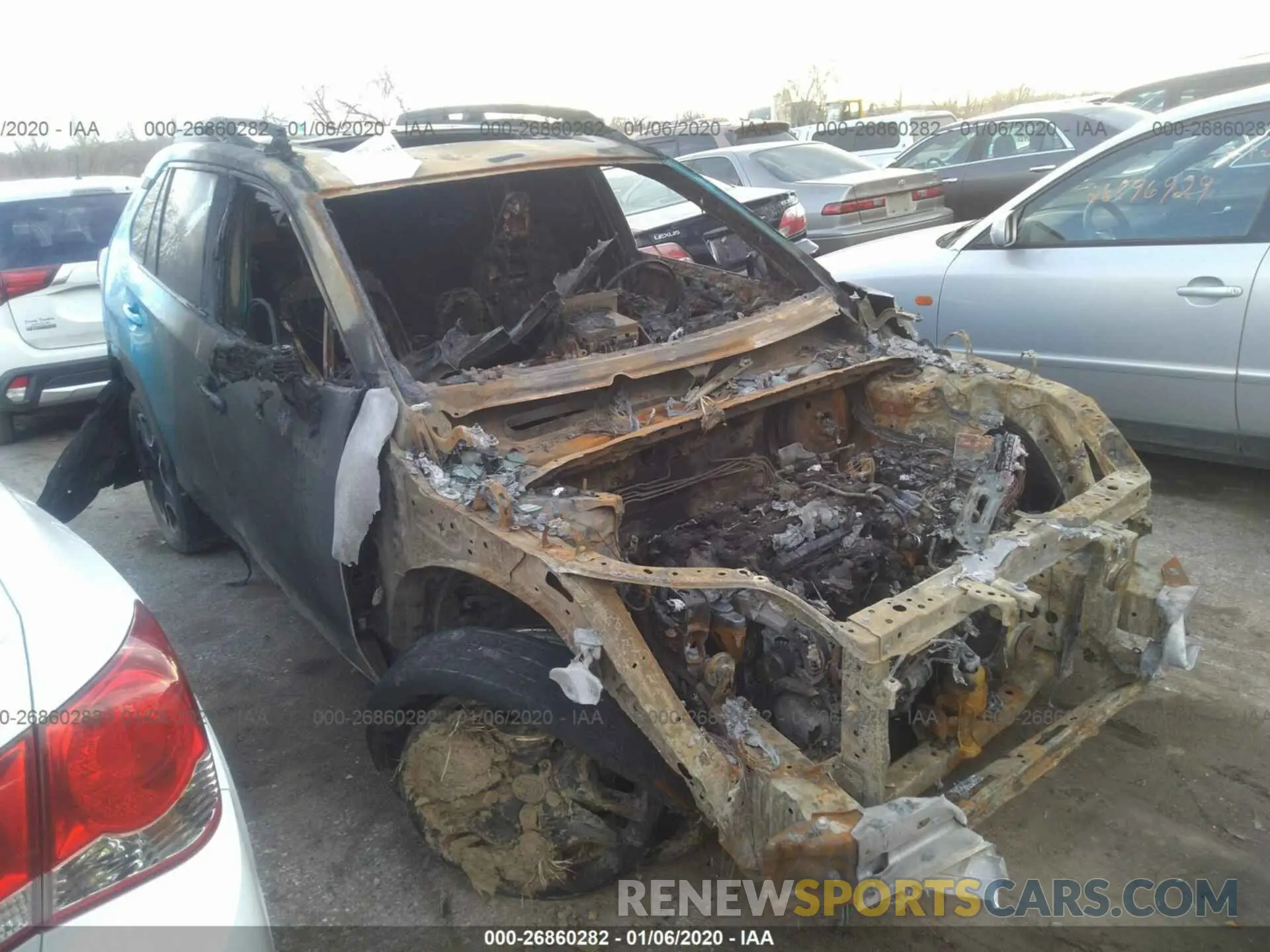 1 fotografías del automóvil dañado 2T3J1RFV3KW003191 TOYOTA RAV4 2019