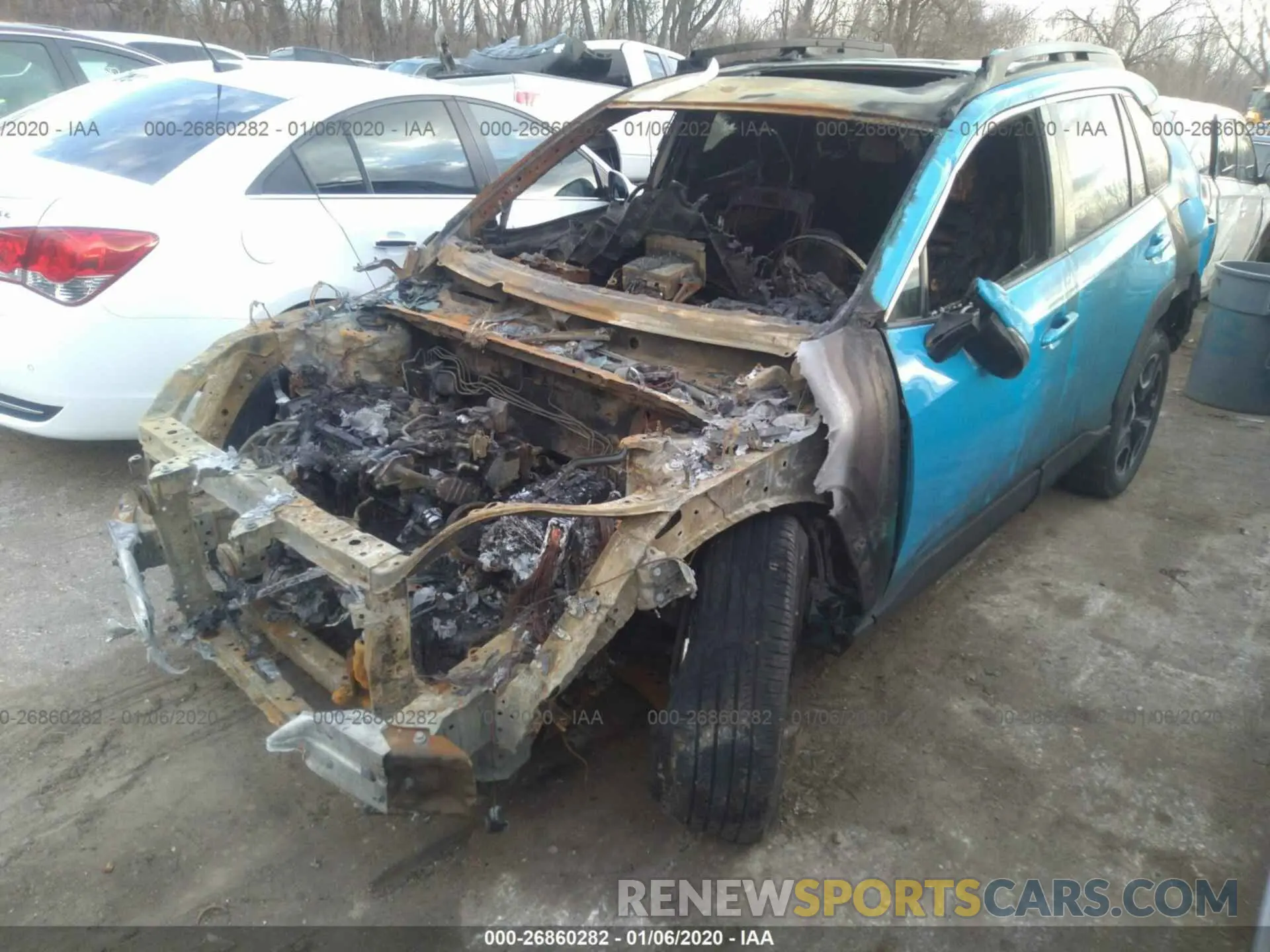2 fotografías del automóvil dañado 2T3J1RFV3KW003191 TOYOTA RAV4 2019