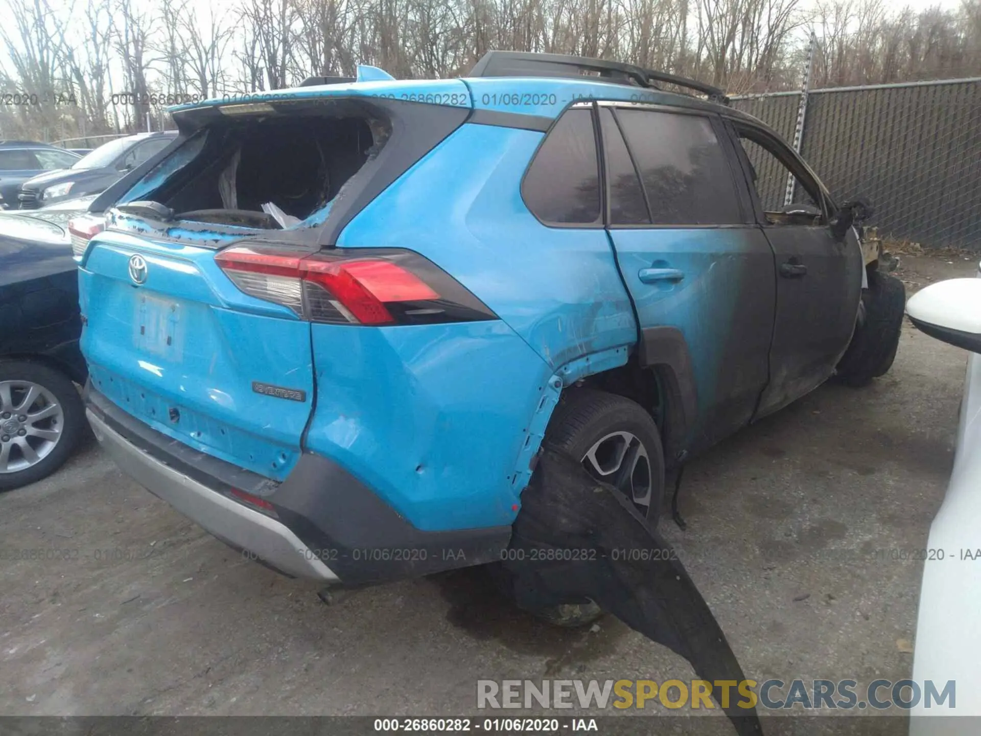 4 fotografías del automóvil dañado 2T3J1RFV3KW003191 TOYOTA RAV4 2019