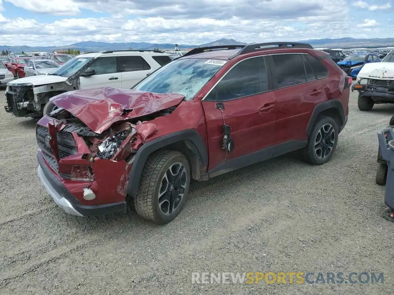 1 fotografías del automóvil dañado 2T3J1RFV3KW040130 TOYOTA RAV4 2019