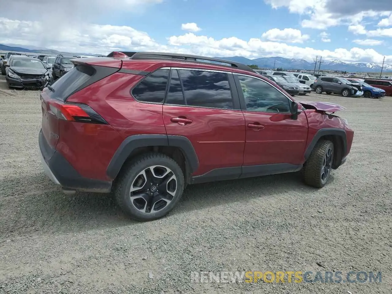 3 fotografías del automóvil dañado 2T3J1RFV3KW040130 TOYOTA RAV4 2019