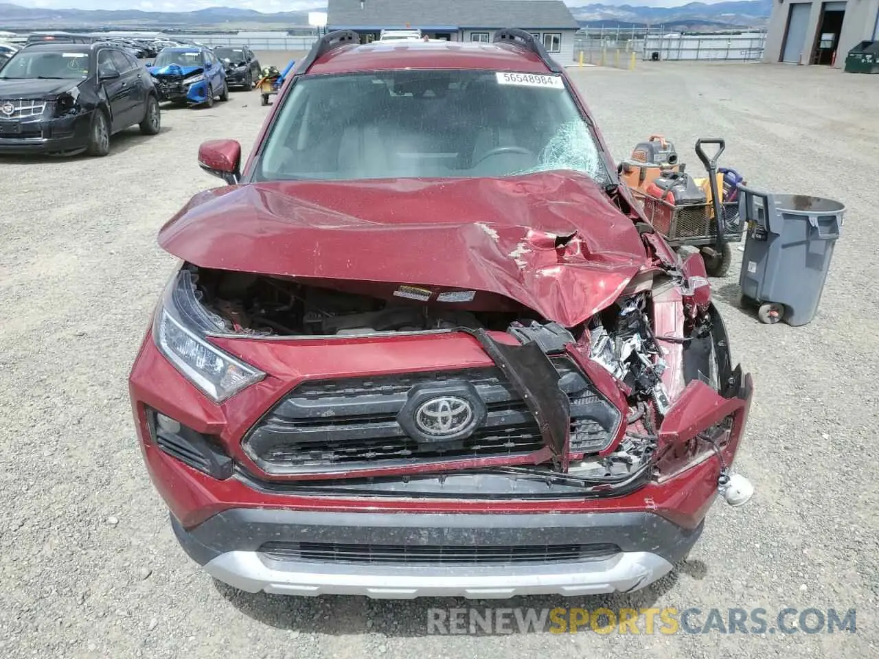5 fotografías del automóvil dañado 2T3J1RFV3KW040130 TOYOTA RAV4 2019