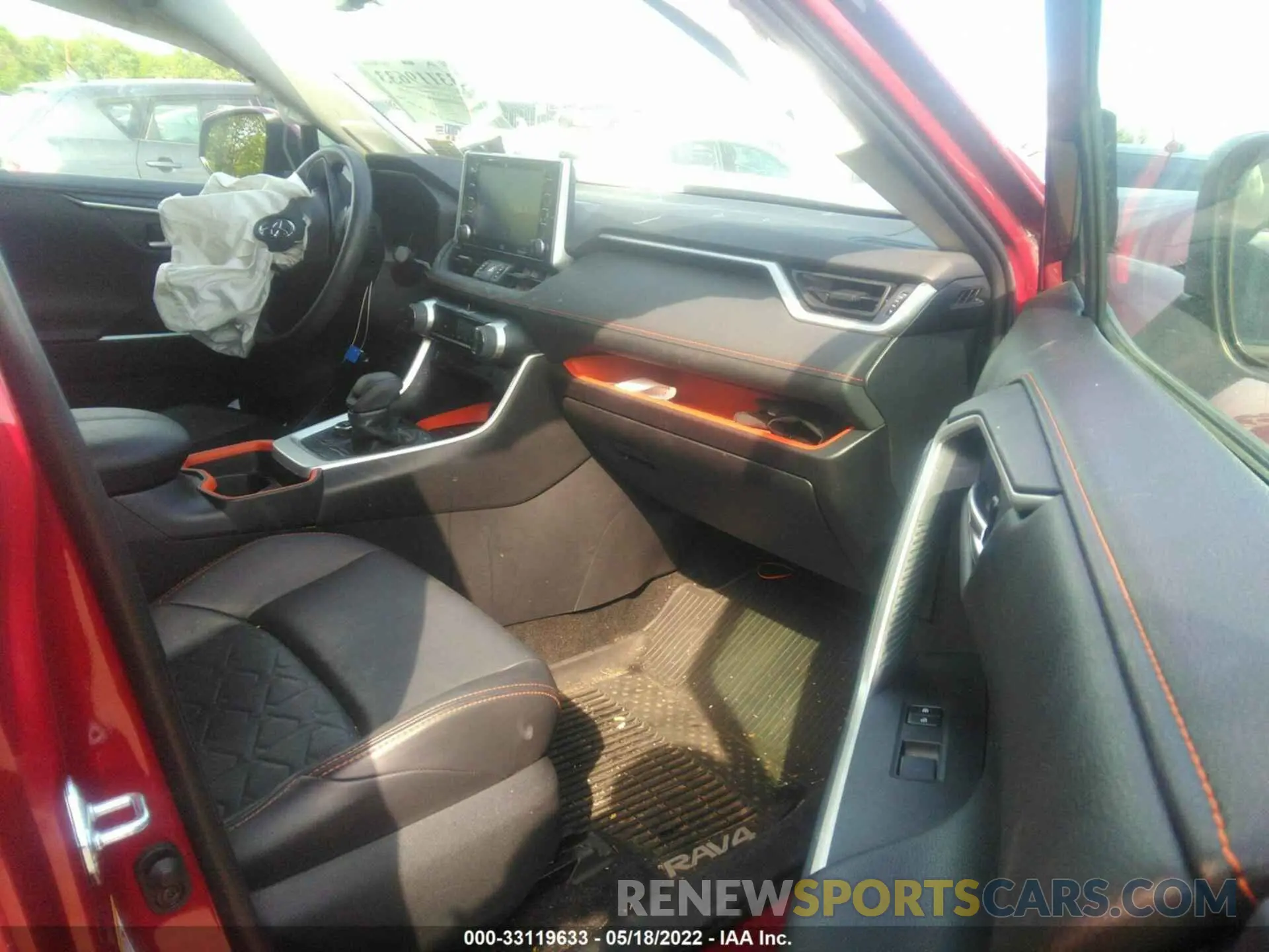 5 fotografías del automóvil dañado 2T3J1RFV4KW027970 TOYOTA RAV4 2019