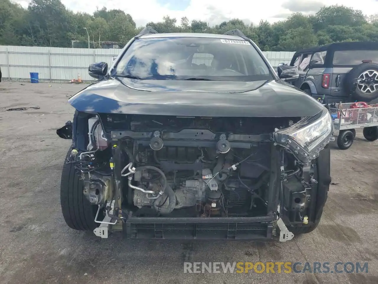 5 fotografías del automóvil dañado 2T3J1RFV6KC014221 TOYOTA RAV4 2019