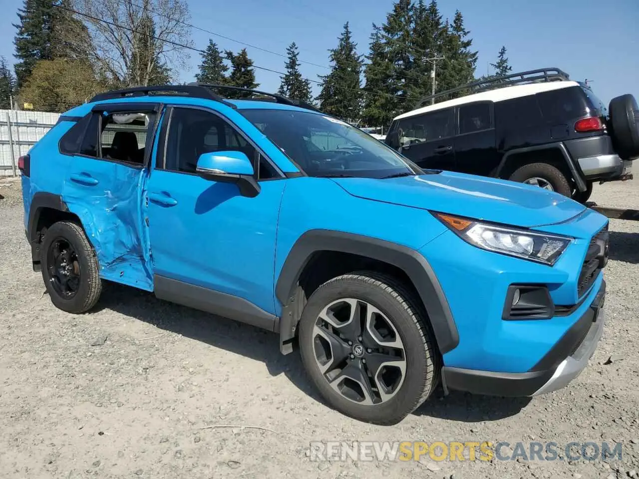 4 fotografías del automóvil dañado 2T3J1RFV6KW002956 TOYOTA RAV4 2019