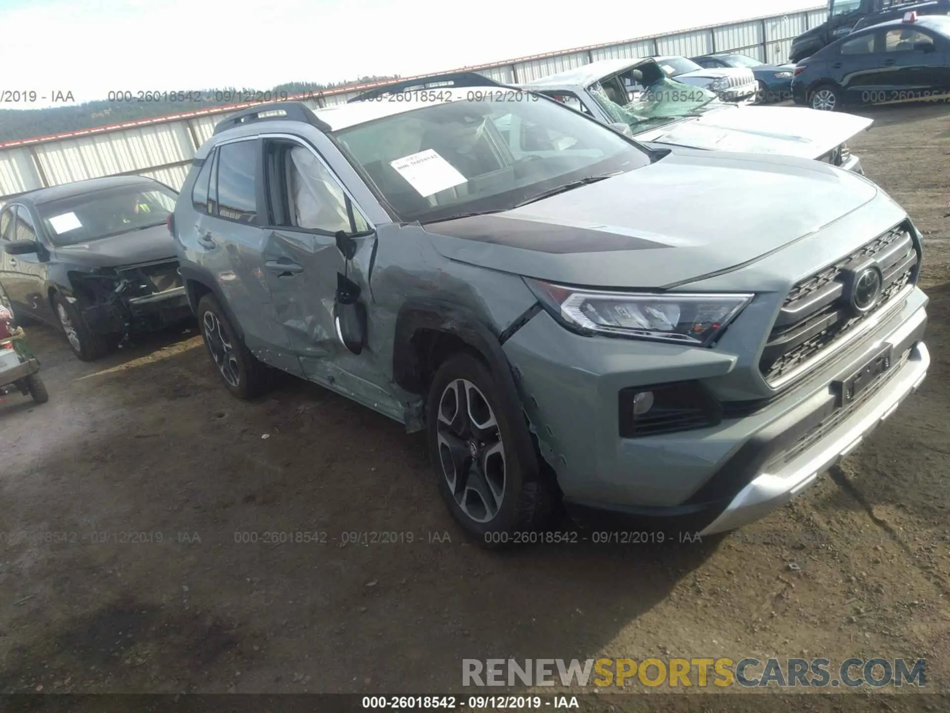 1 fotografías del automóvil dañado 2T3J1RFV7KC024112 TOYOTA RAV4 2019