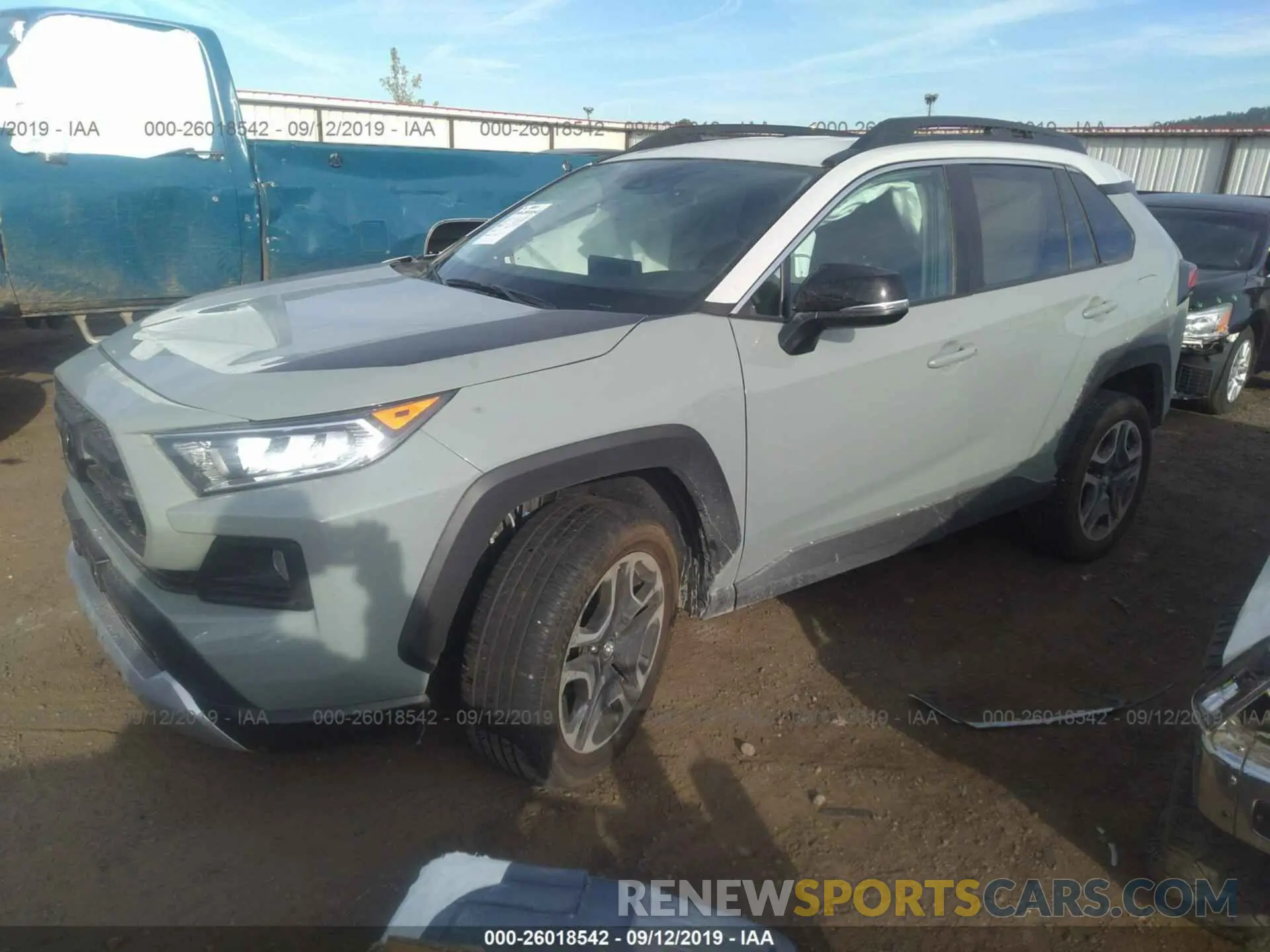 2 fotografías del automóvil dañado 2T3J1RFV7KC024112 TOYOTA RAV4 2019