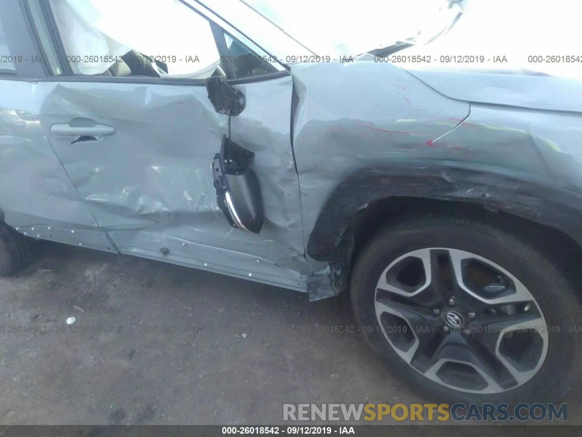 6 fotografías del automóvil dañado 2T3J1RFV7KC024112 TOYOTA RAV4 2019