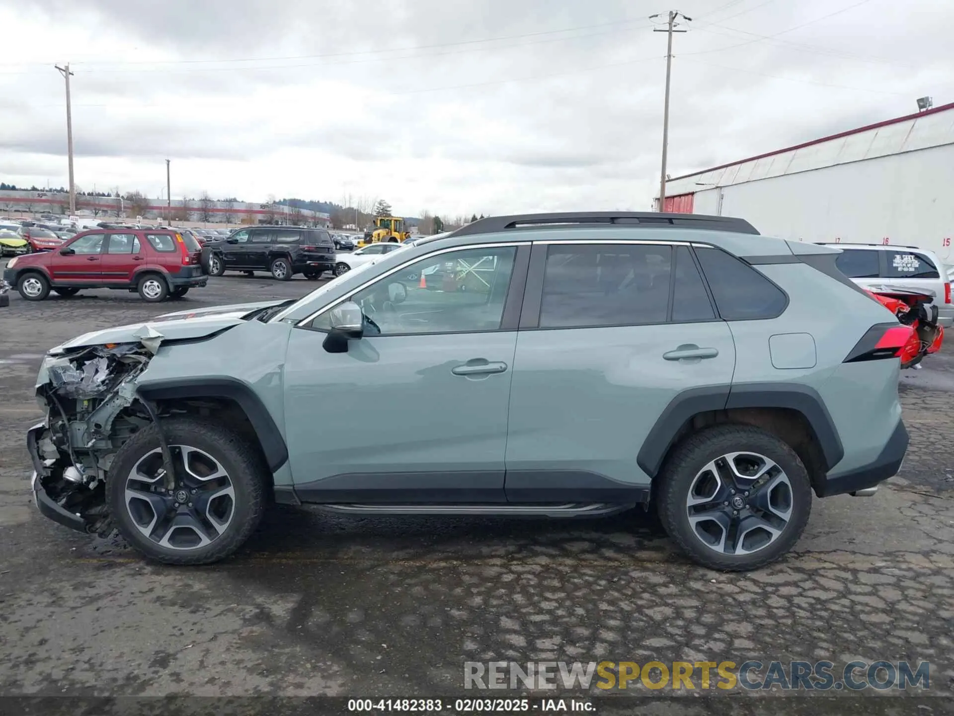 14 fotografías del automóvil dañado 2T3J1RFV8KC002037 TOYOTA RAV4 2019
