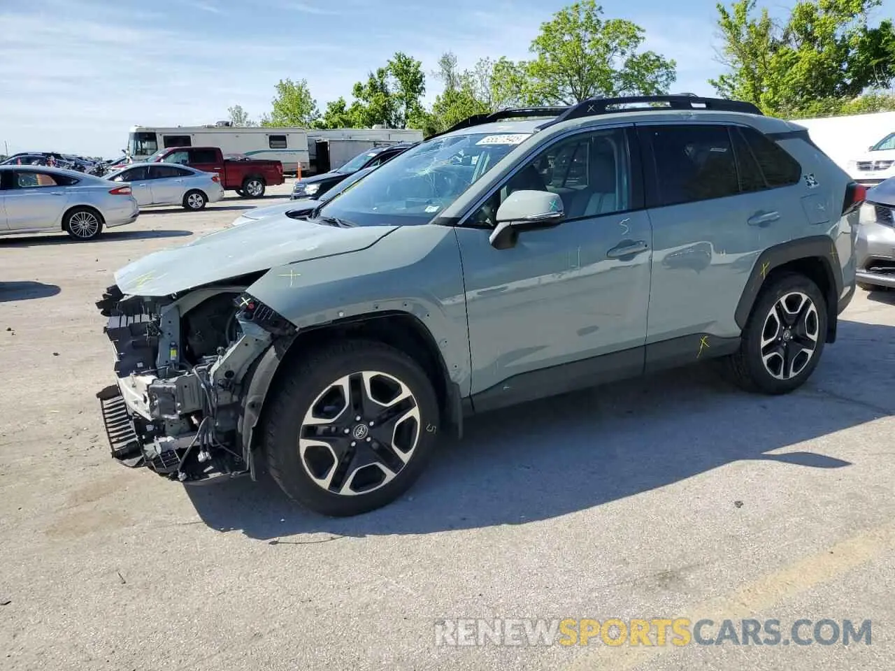 1 fotografías del automóvil dañado 2T3J1RFV8KW003929 TOYOTA RAV4 2019