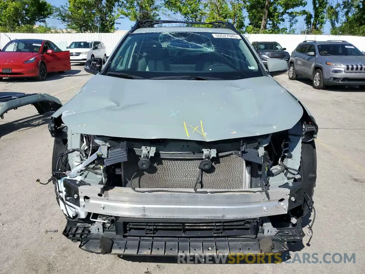 5 fotografías del automóvil dañado 2T3J1RFV8KW003929 TOYOTA RAV4 2019