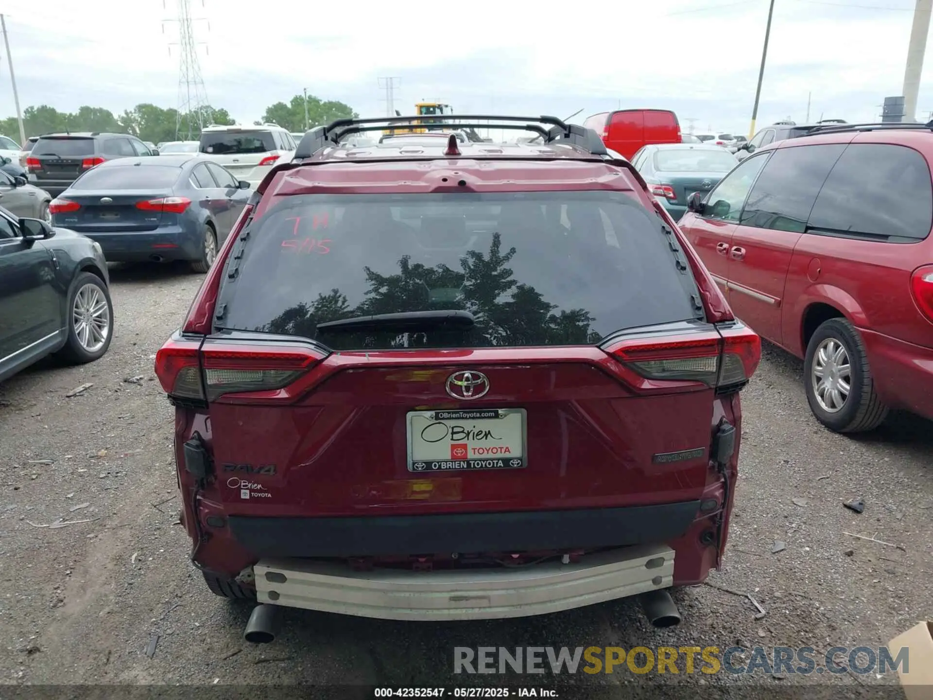 19 fotografías del automóvil dañado 2T3J1RFV8KW011383 TOYOTA RAV4 2019