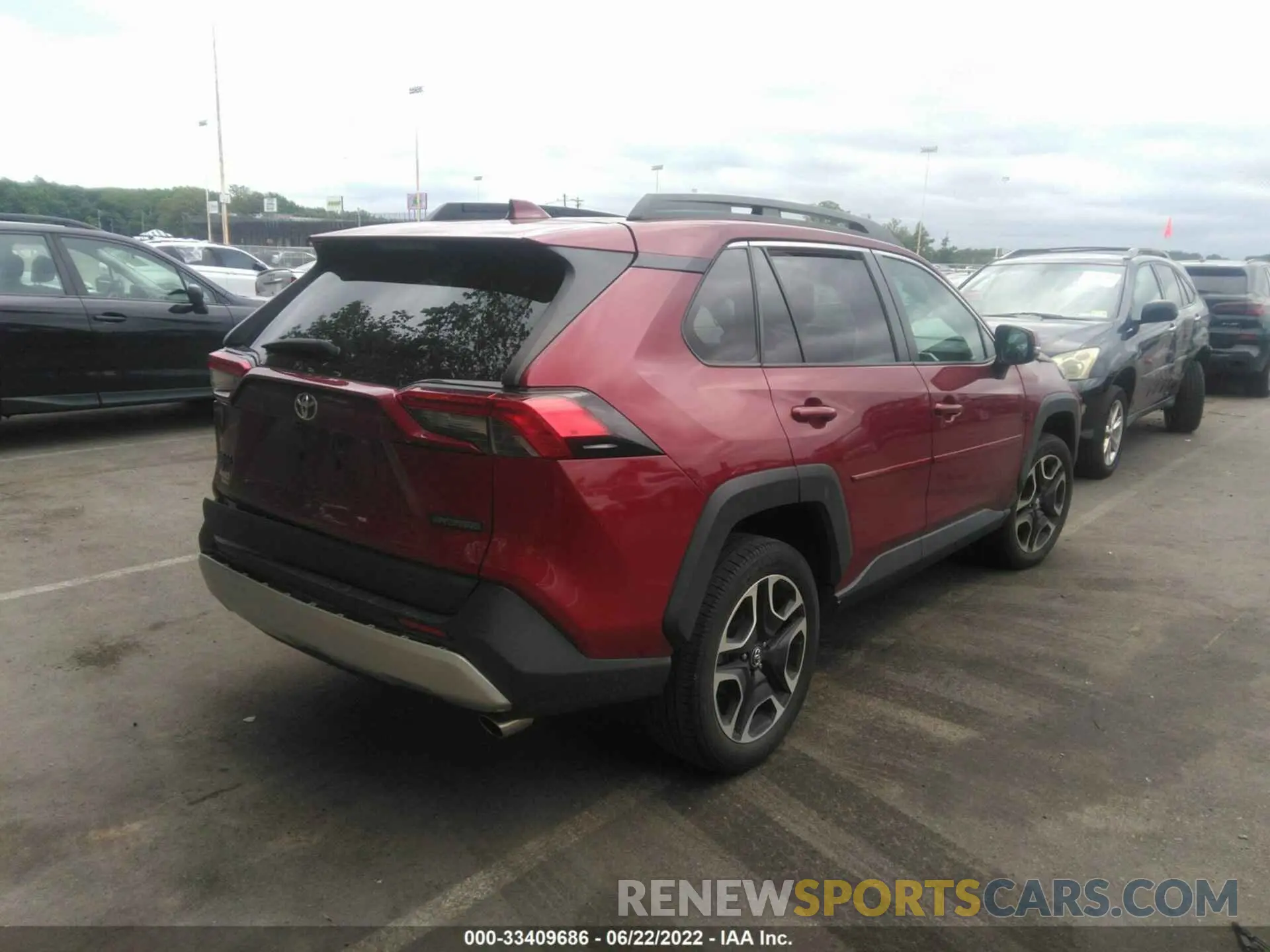 4 fotografías del automóvil dañado 2T3J1RFV9KW021274 TOYOTA RAV4 2019