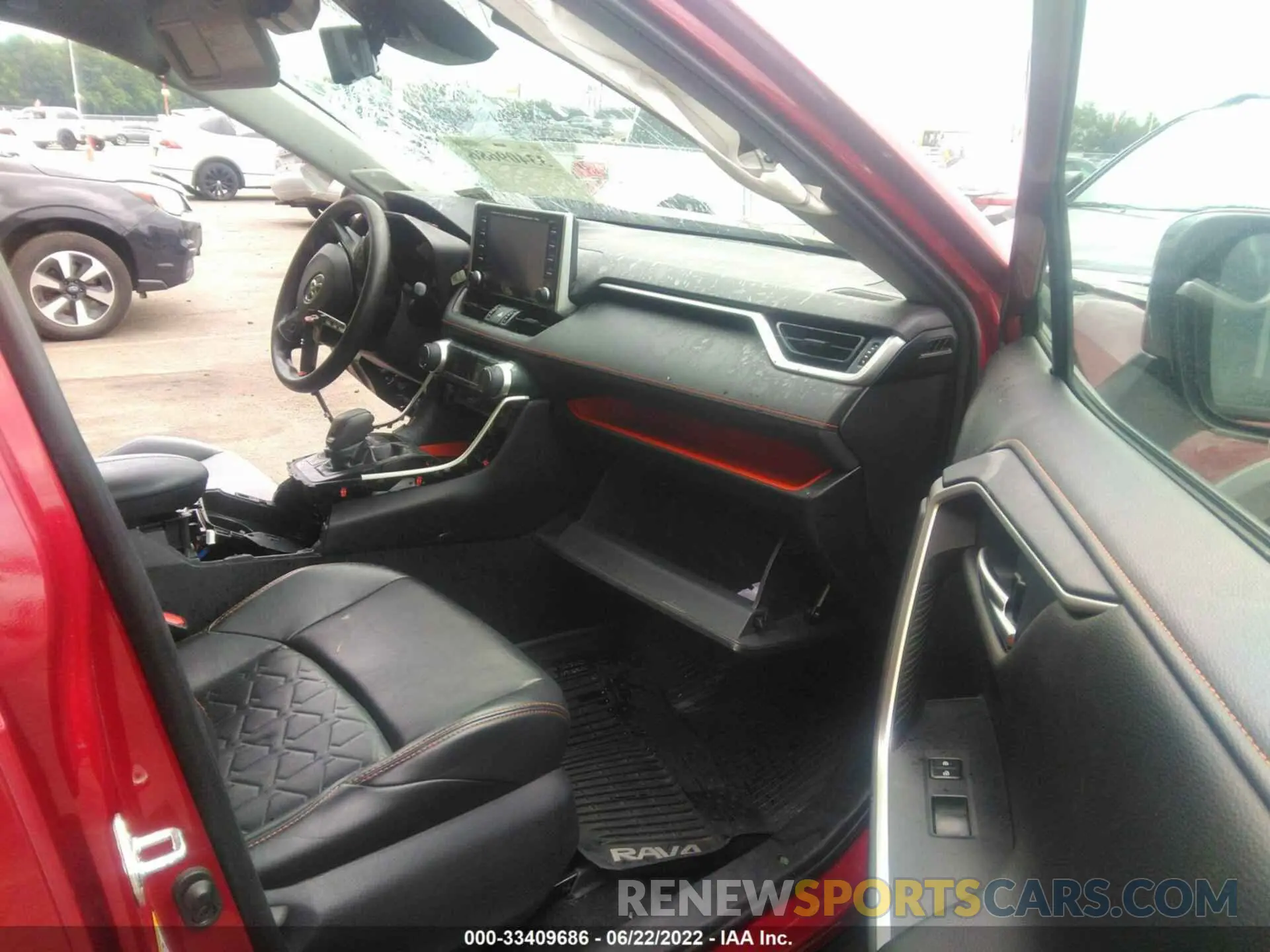 5 fotografías del automóvil dañado 2T3J1RFV9KW021274 TOYOTA RAV4 2019