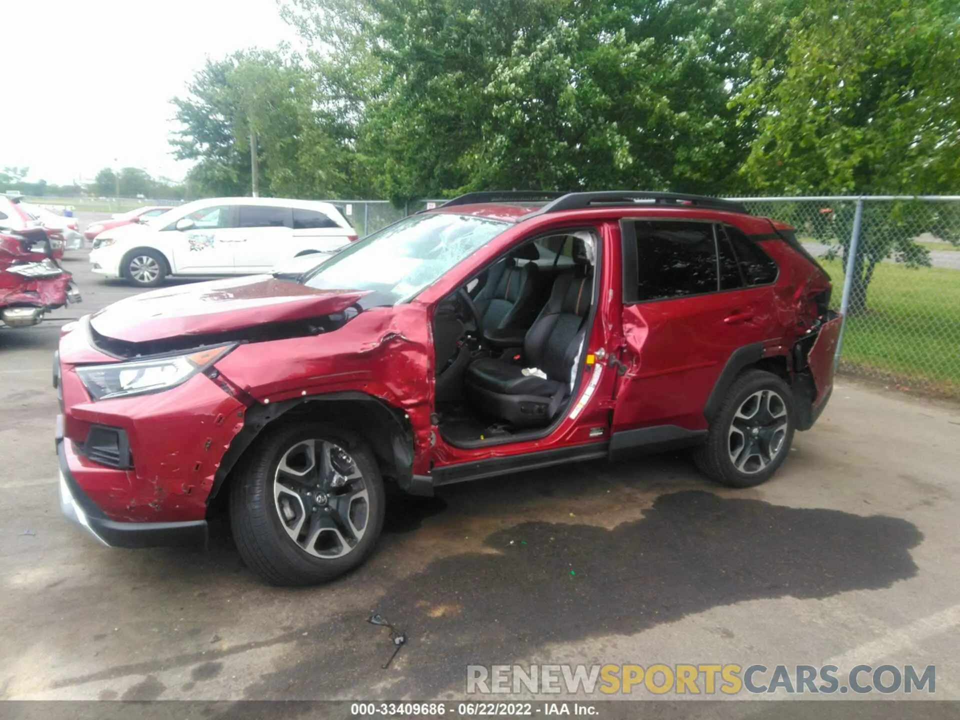 6 fotografías del automóvil dañado 2T3J1RFV9KW021274 TOYOTA RAV4 2019