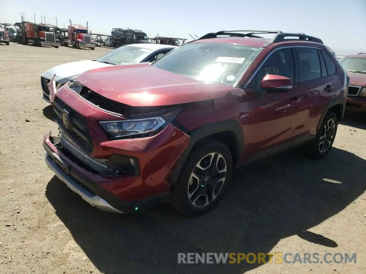 2 fotografías del automóvil dañado 2T3J1RFV9KW026569 TOYOTA RAV4 2019