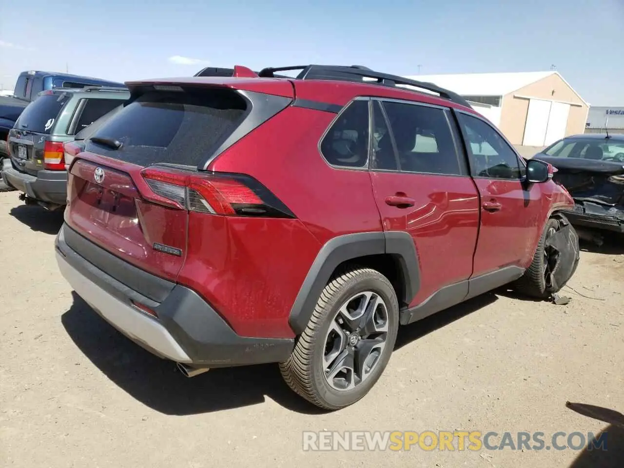 4 fotografías del automóvil dañado 2T3J1RFV9KW026569 TOYOTA RAV4 2019
