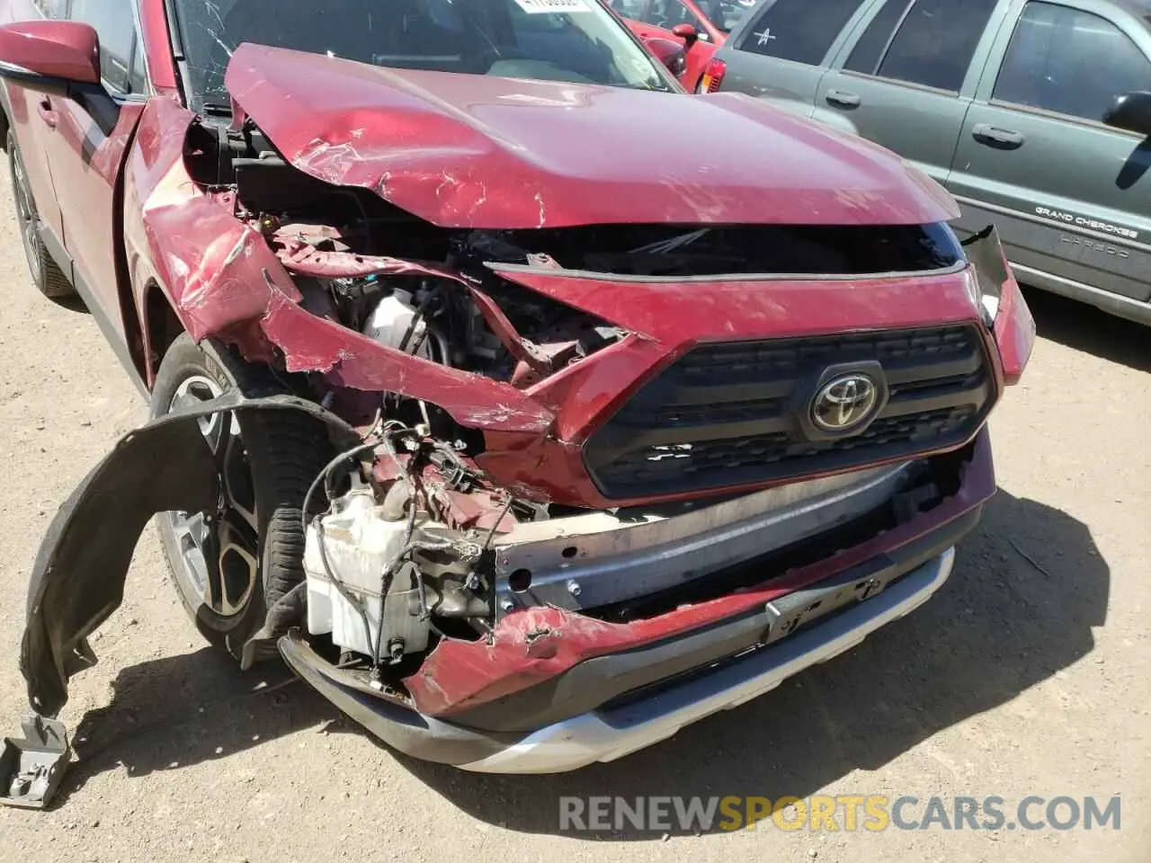 9 fotografías del automóvil dañado 2T3J1RFV9KW026569 TOYOTA RAV4 2019