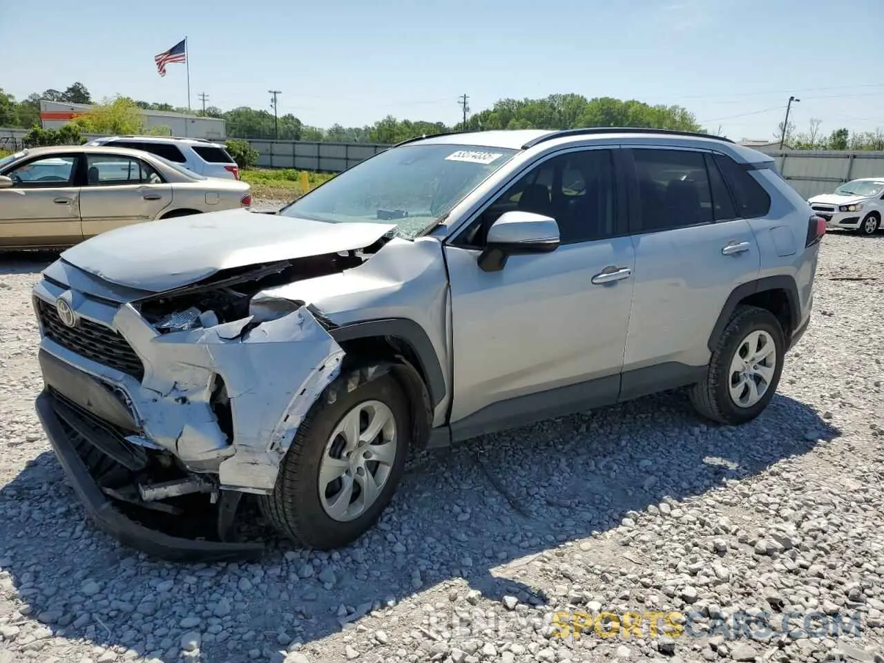 1 fotografías del automóvil dañado 2T3K1RFV6KW024640 TOYOTA RAV4 2019