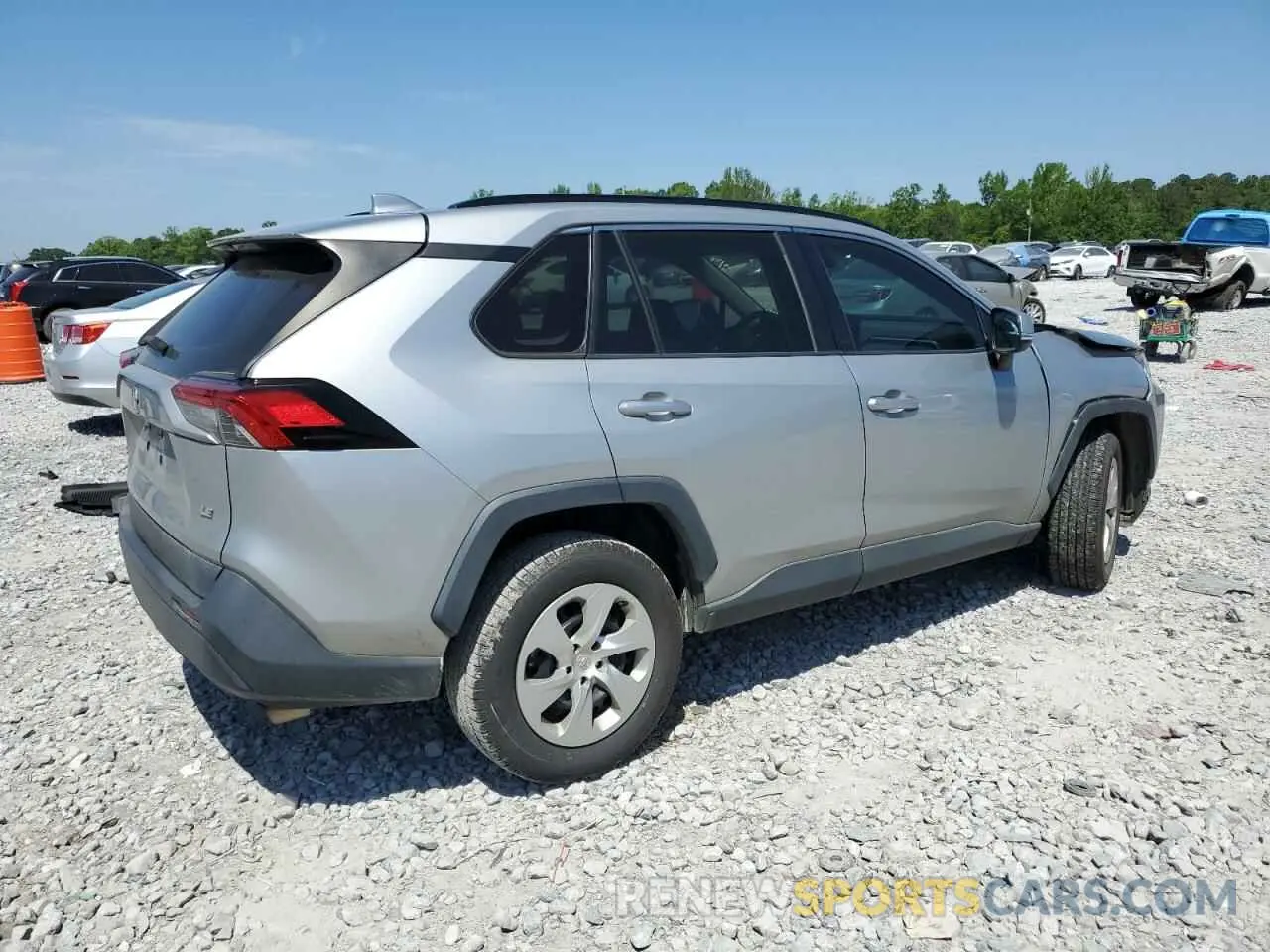 3 fotografías del automóvil dañado 2T3K1RFV6KW024640 TOYOTA RAV4 2019