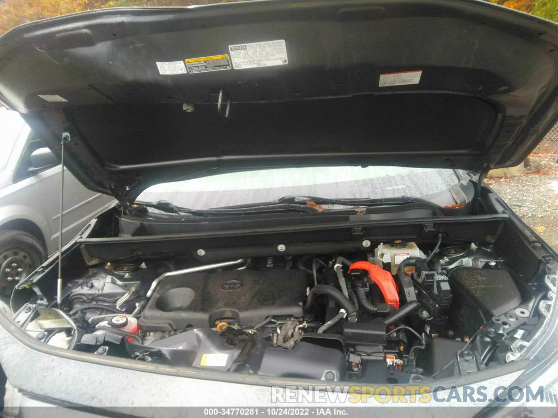 10 fotografías del automóvil dañado 2T3LWRFV1KW011266 TOYOTA RAV4 2019