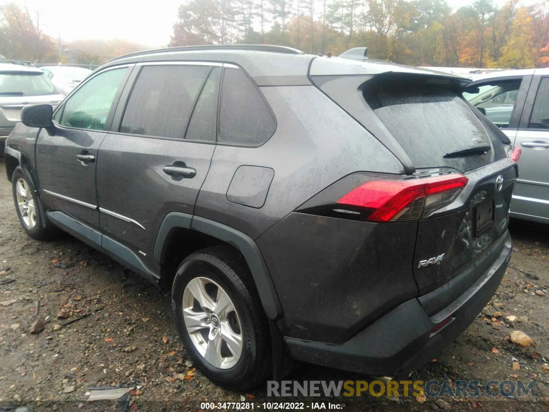 3 fotografías del automóvil dañado 2T3LWRFV1KW011266 TOYOTA RAV4 2019