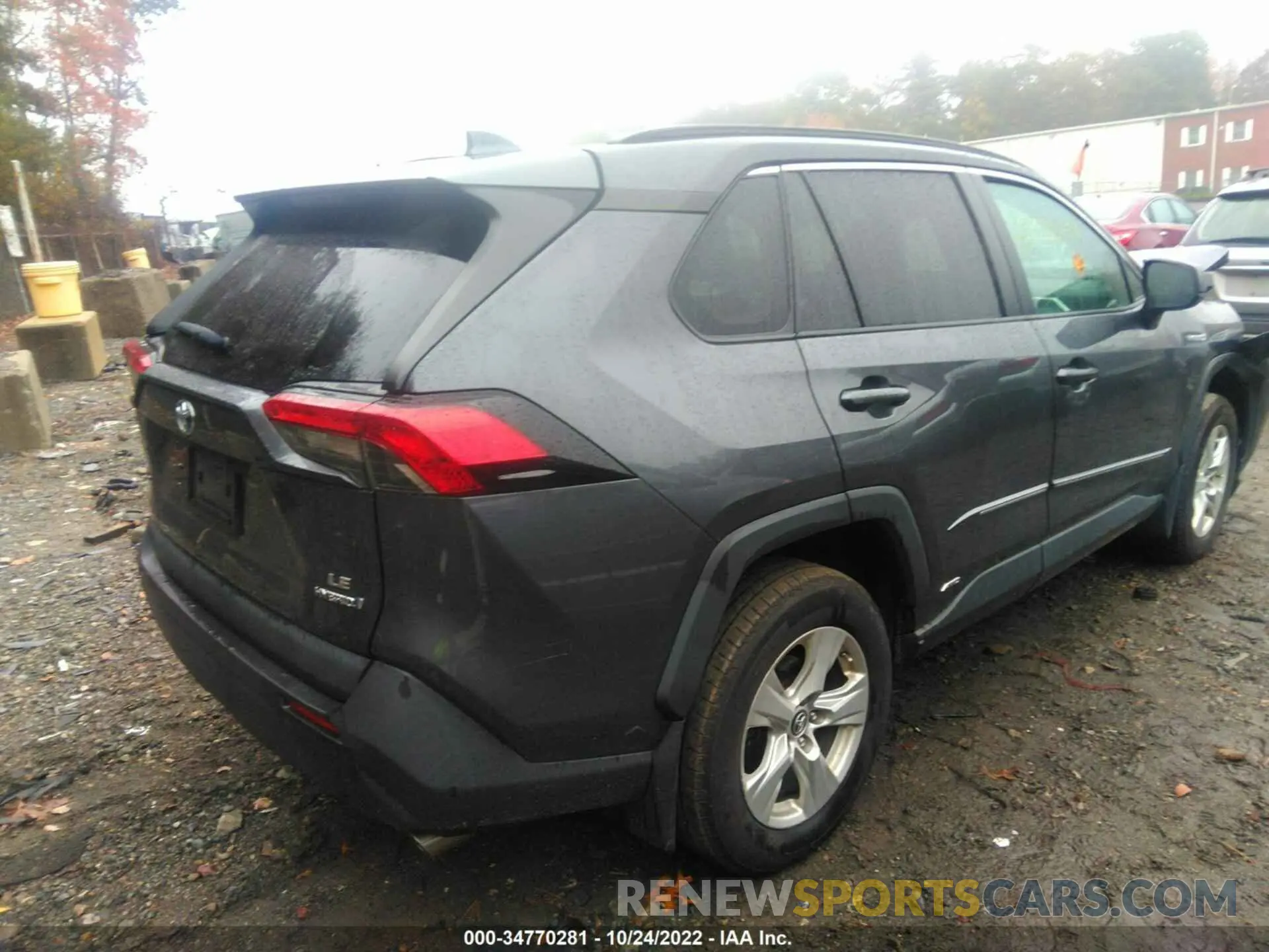 4 fotografías del automóvil dañado 2T3LWRFV1KW011266 TOYOTA RAV4 2019