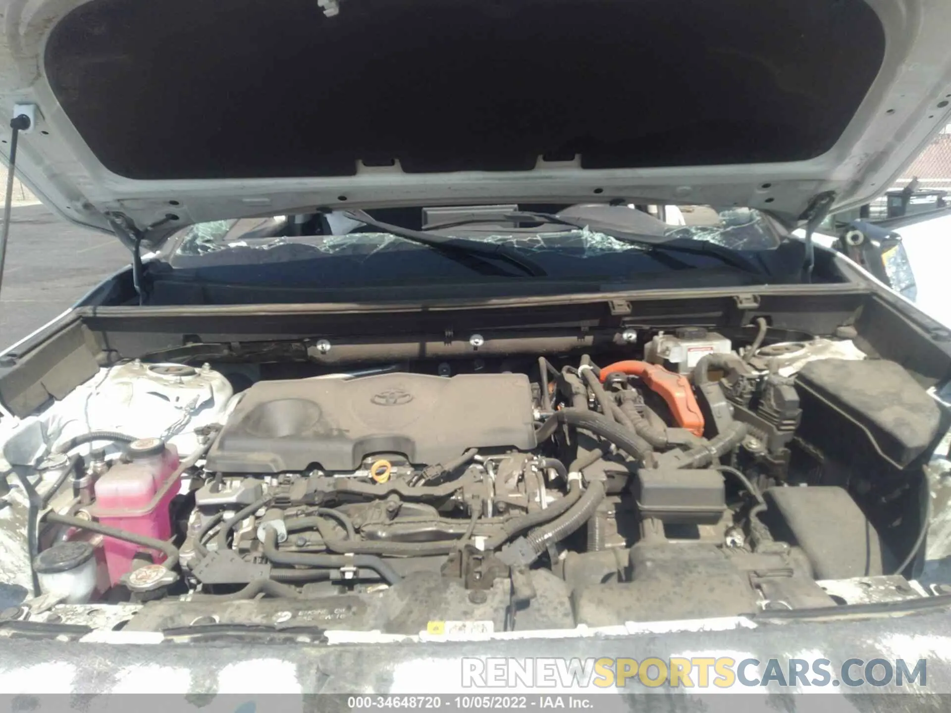 10 fotografías del automóvil dañado 2T3LWRFV1KW020906 TOYOTA RAV4 2019