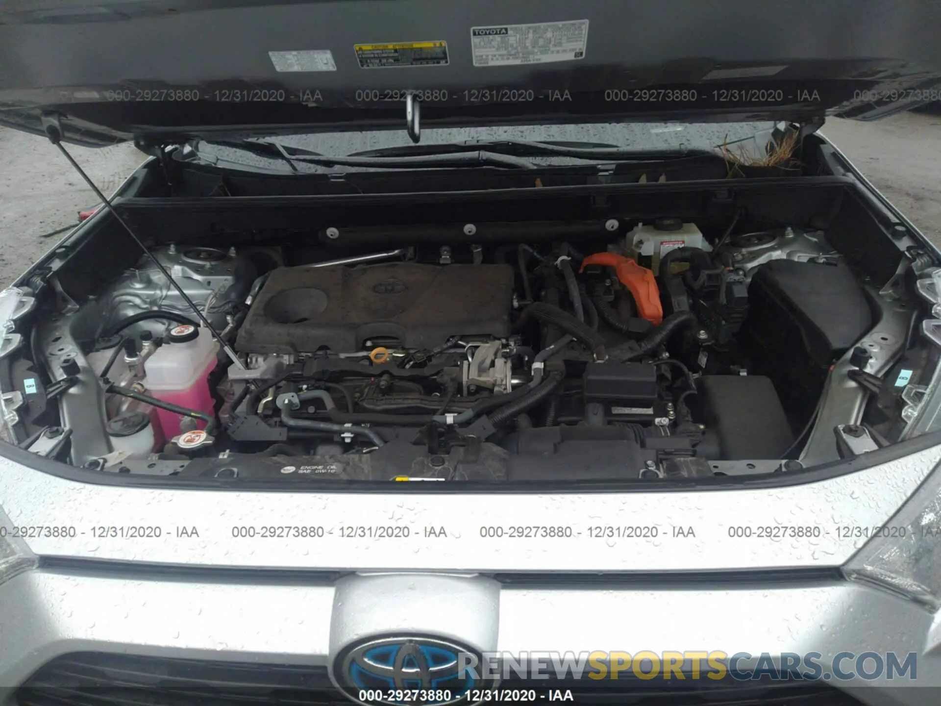 10 fotografías del automóvil dañado 2T3LWRFV2KW023300 TOYOTA RAV4 2019