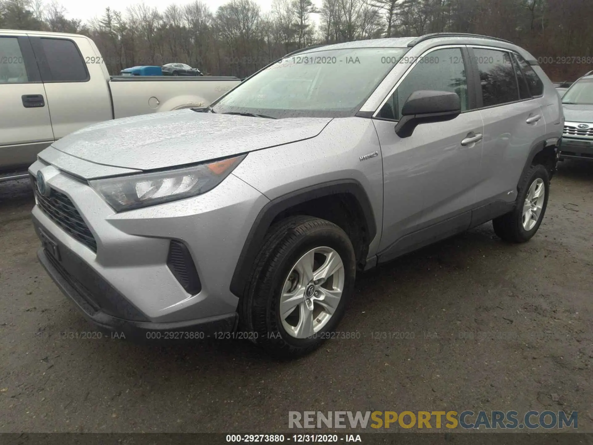 2 fotografías del automóvil dañado 2T3LWRFV2KW023300 TOYOTA RAV4 2019