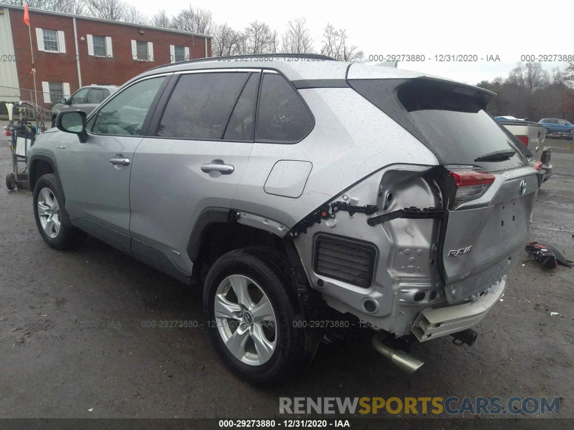 3 fotografías del automóvil dañado 2T3LWRFV2KW023300 TOYOTA RAV4 2019