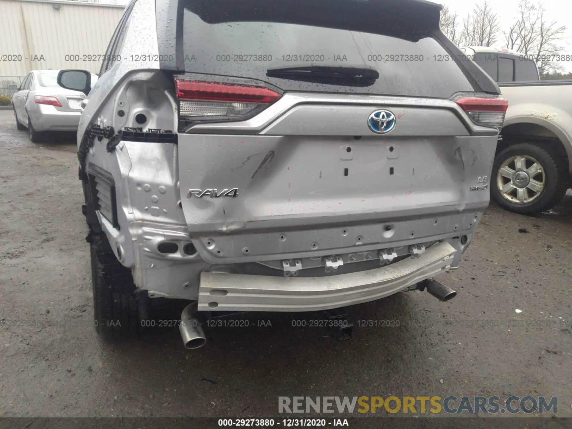 6 fotografías del automóvil dañado 2T3LWRFV2KW023300 TOYOTA RAV4 2019