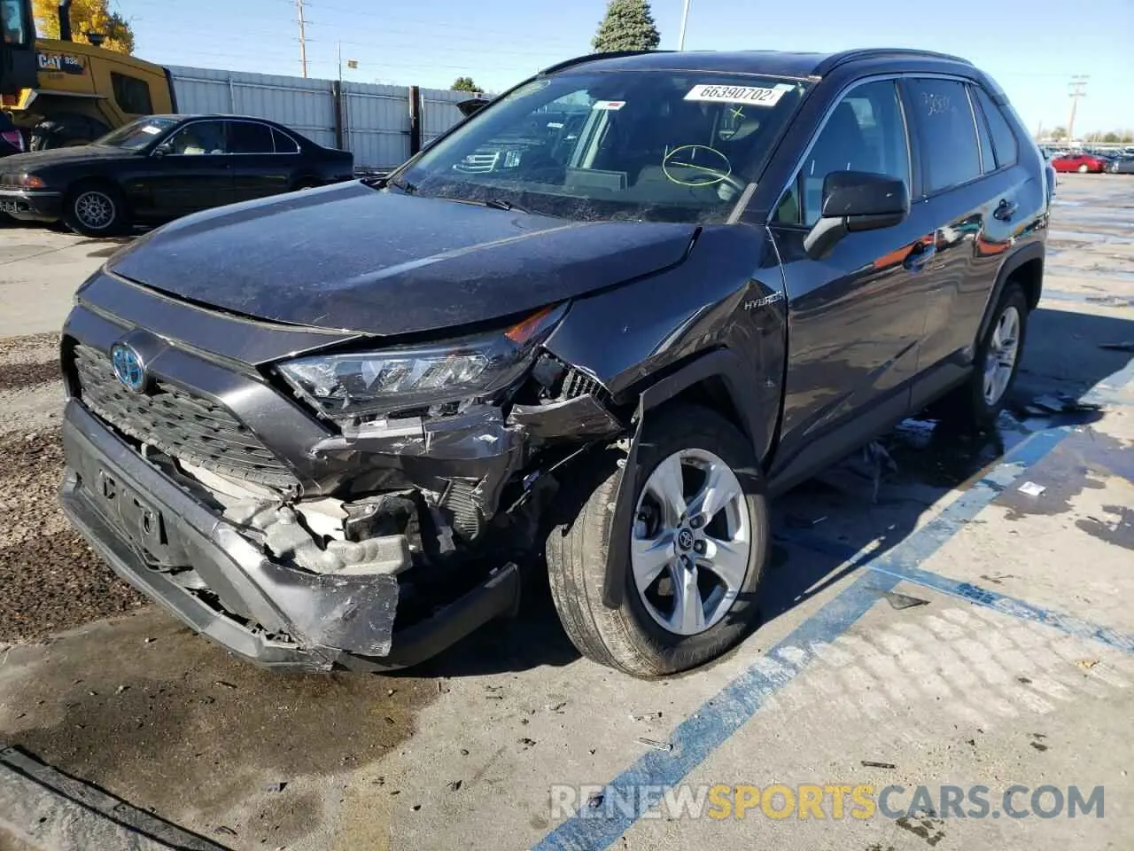 2 fotografías del automóvil dañado 2T3LWRFV4KW018518 TOYOTA RAV4 2019