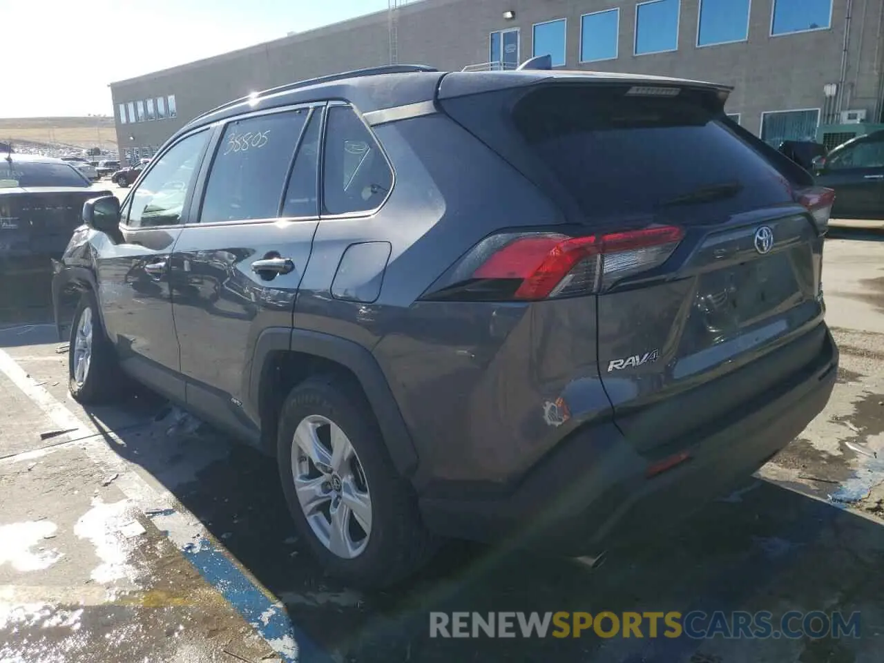 3 fotografías del automóvil dañado 2T3LWRFV4KW018518 TOYOTA RAV4 2019