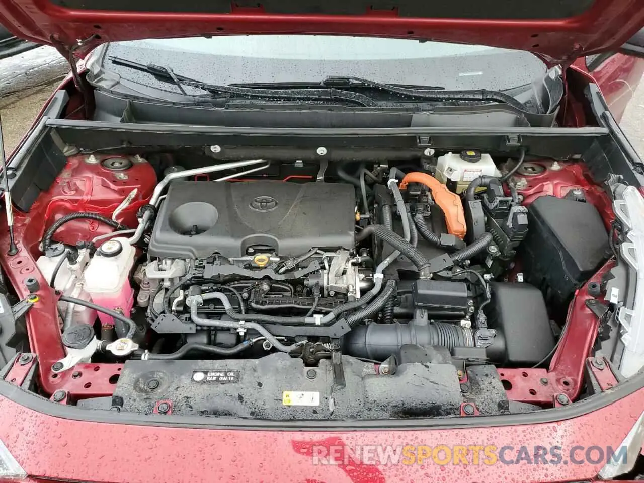 12 fotografías del automóvil dañado 2T3LWRFV4KW042110 TOYOTA RAV4 2019