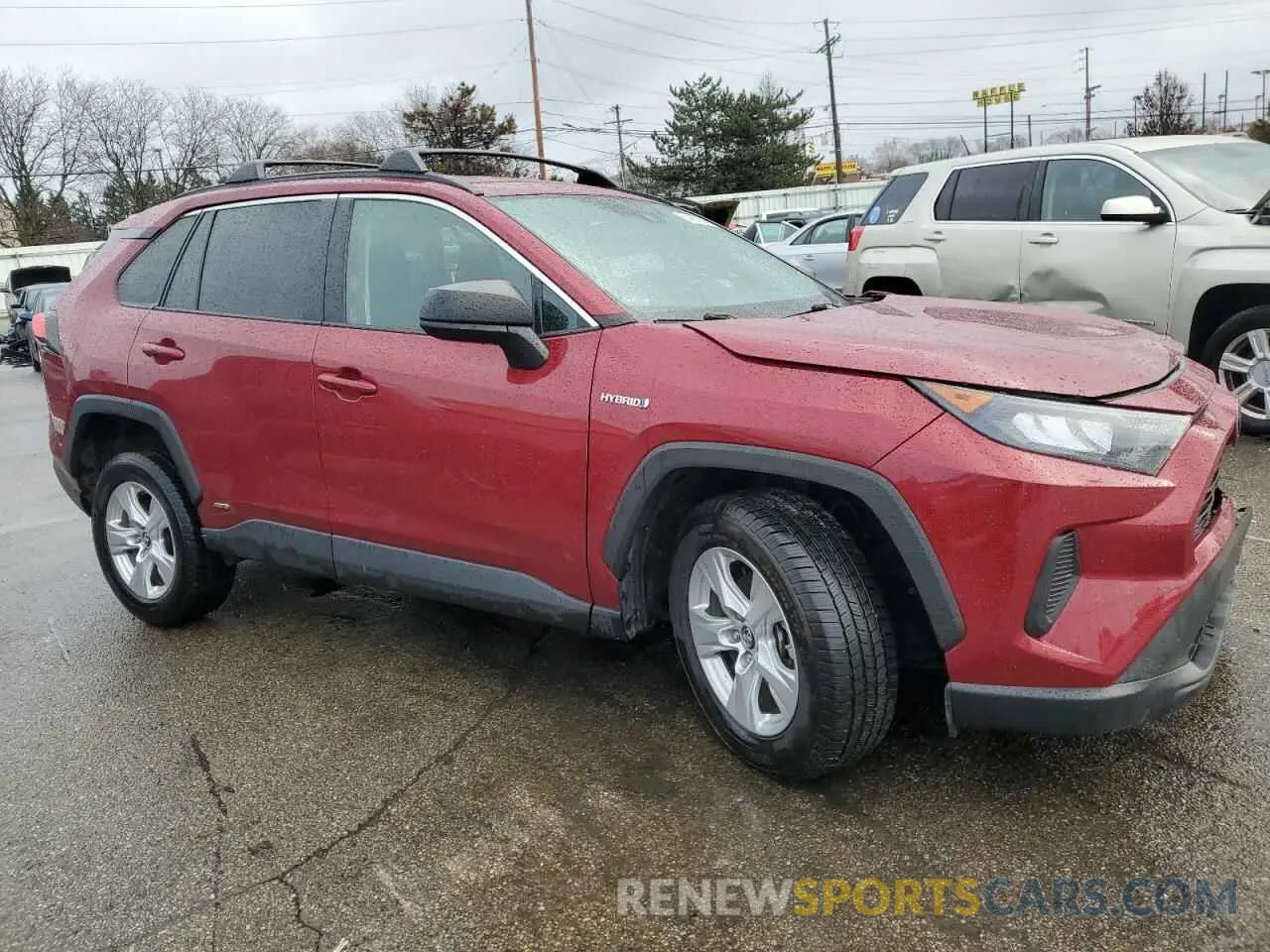 4 fotografías del automóvil dañado 2T3LWRFV4KW042110 TOYOTA RAV4 2019