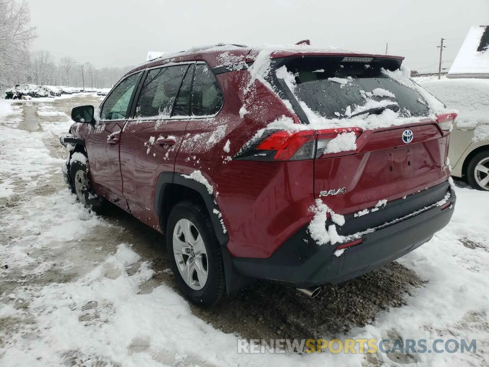 3 fotografías del automóvil dañado 2T3LWRFV6KW019024 TOYOTA RAV4 2019
