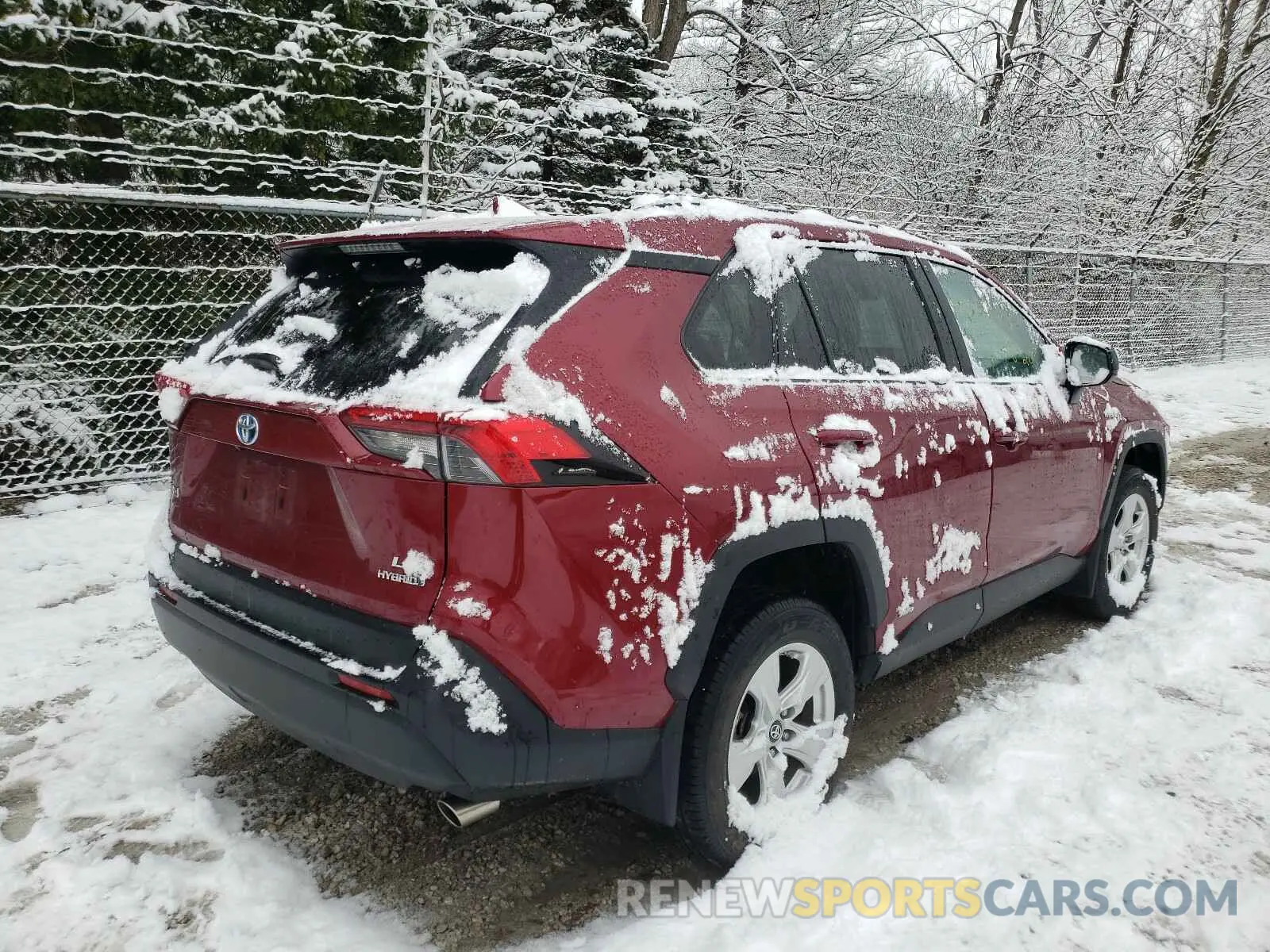 4 fotografías del automóvil dañado 2T3LWRFV6KW019024 TOYOTA RAV4 2019