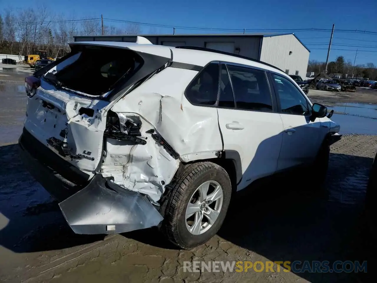 3 fotografías del automóvil dañado 2T3LWRFV8KW014049 TOYOTA RAV4 2019