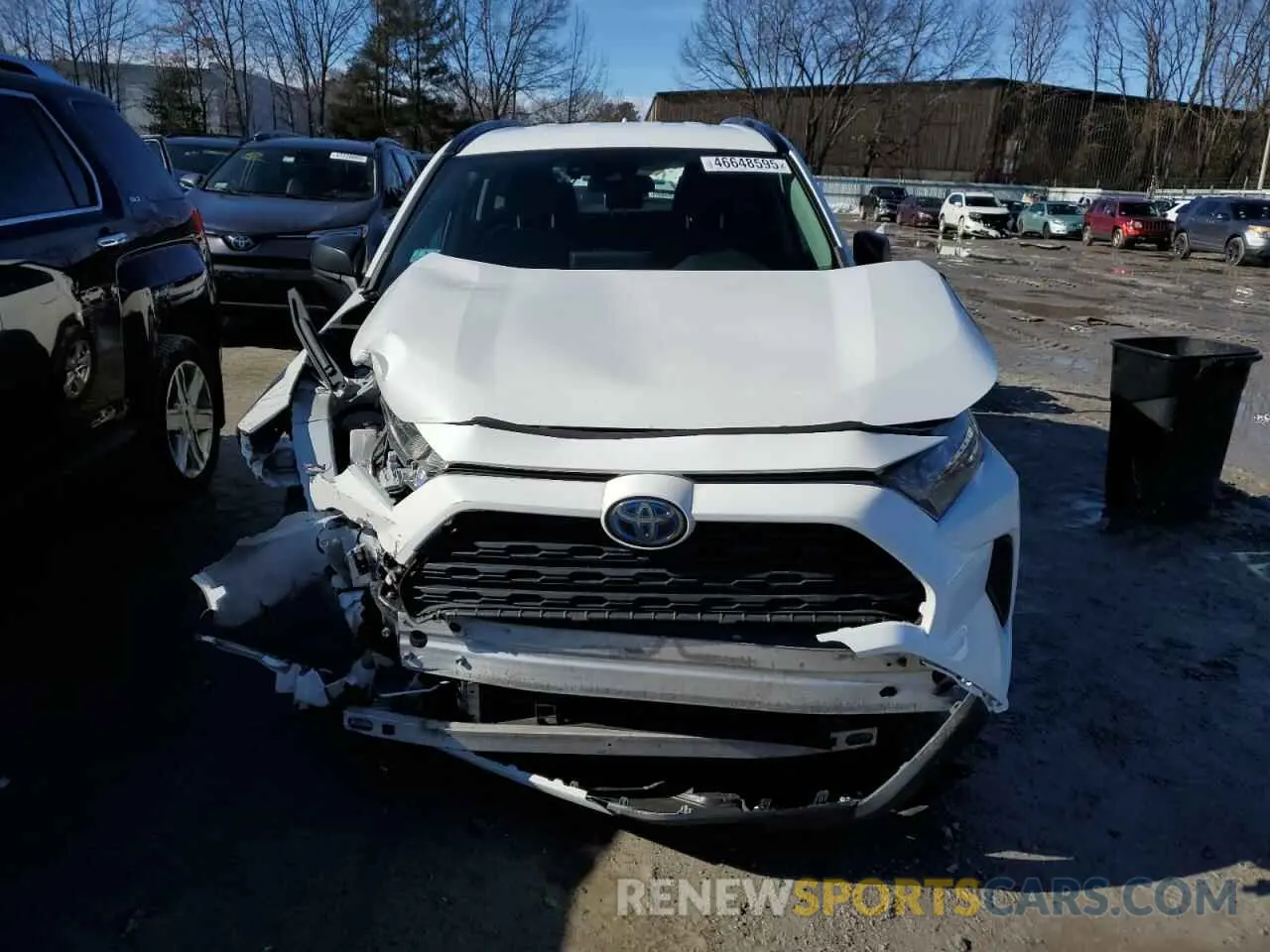 5 fotografías del automóvil dañado 2T3LWRFV8KW014049 TOYOTA RAV4 2019